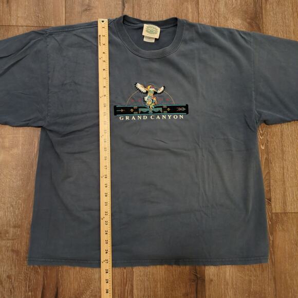 VTG Grand Canyon Adult XXL Shirt Embroidered Native American Aztec National Park - Picture 5 of 8